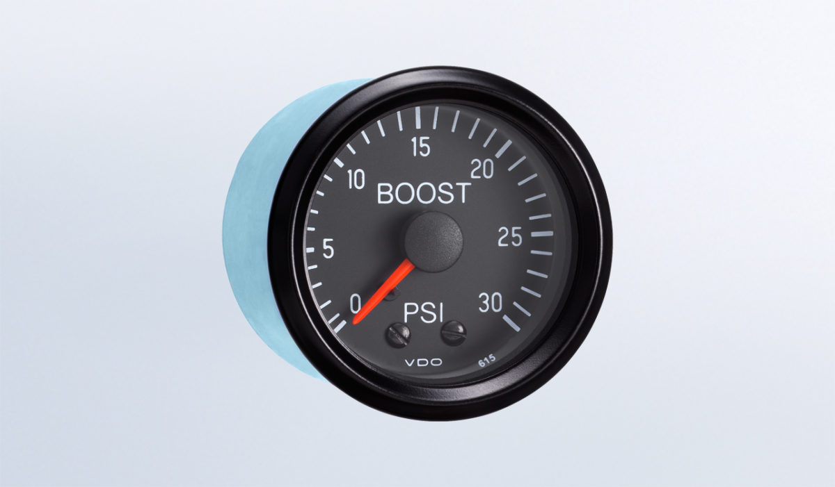 30 PSI Mechanical Boost Gauge VDO Instruments