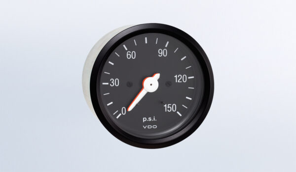 150 PSI  3 1/8" Mechanical Dual Air Pressure Gauge, 12V