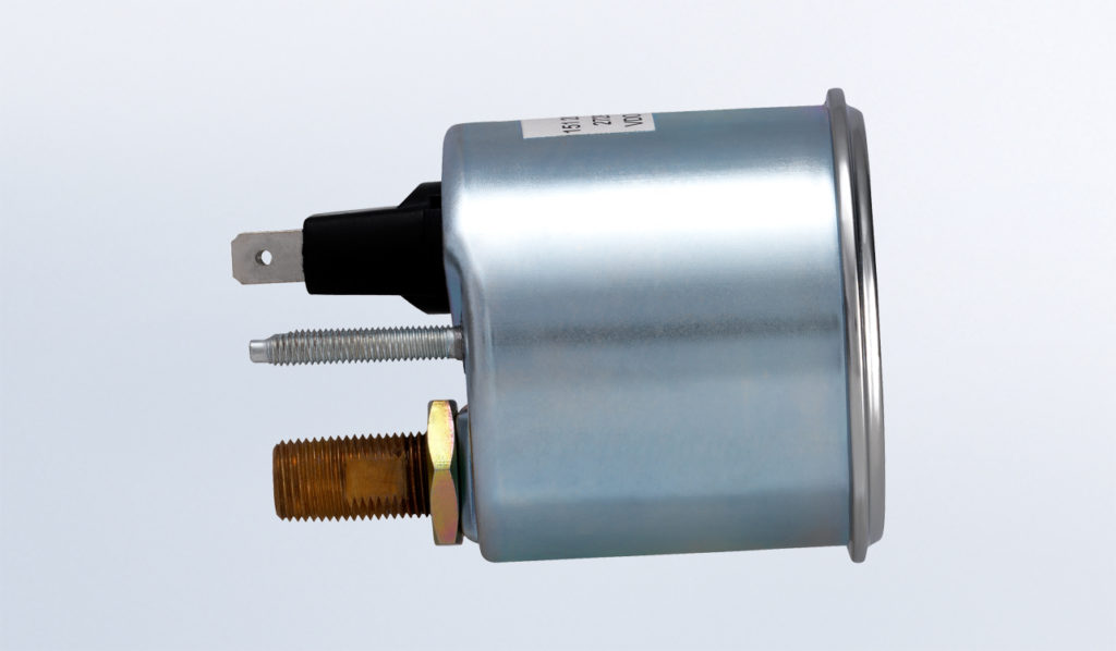 30" HG15 PSI Mechanical Turbo Gauge with Tubing Kit and Metric Thread