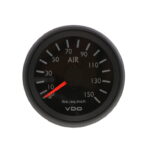 150 PSI 2 1/16" Mechanical Dual Air Pressure Gauge, 12V