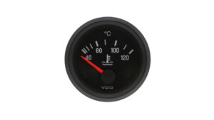120°C Water Temperature Gauge, Use with VDO Sender, 24V, .250" Spade Connection