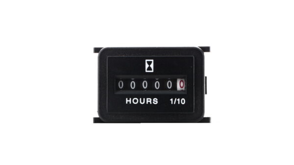 Flush Mount Hourmeter, 100K Hours, Non Illuminated, 115V