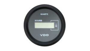 Hourmeter, Black 12-24V