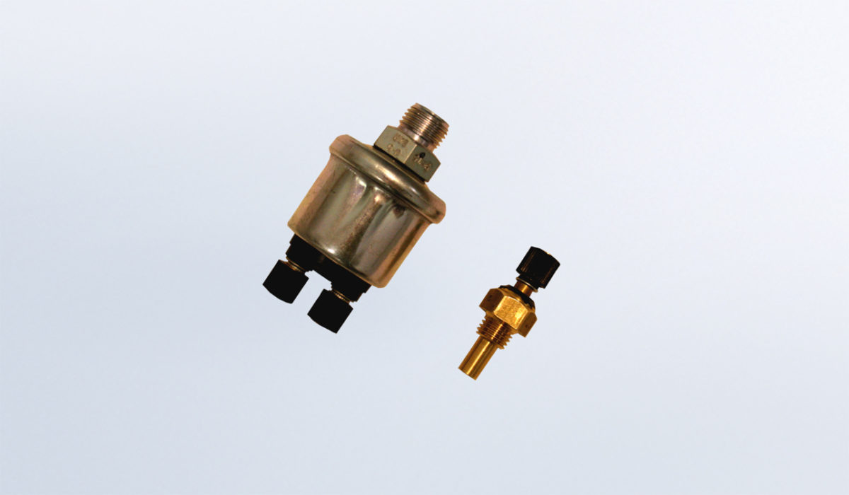 80 PSI Oil Pressure and 250F Coolant Temperature Kit for Chevy LS Engines VDO Instruments