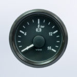 SingleViu 2 1/16in (52mm) 16bar brake pressure gauge.  0-4.5V input. Retail pack with harness