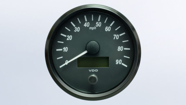 4in (4in (100mm)) 90mph speedometer. - VDO Instruments