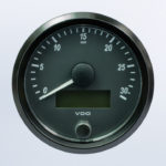 SingleViu  80mm J1939 30mph speedometer. Retail pack with harness