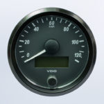 3 1/8in (80mm) 120km/h speedometer.