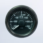 SingleViu  52mm J1939 150A ammeter gauge. Retail pack with harness