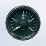 SingleViu 2 1/16in (52mm) 120°C water temperature gauge.  Retail pack with harness