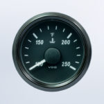 2 1/16in (52mm) 250°F water temperature gauge.