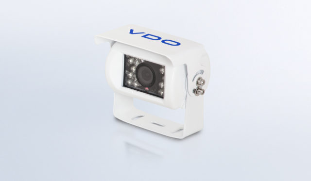 White 120 Degree Rear View Camera Large with Sun Guard - VDO Instruments