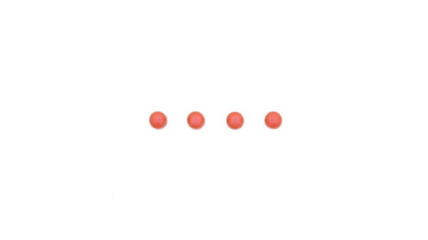 Red Light Diffusers for Type D Peanut Bulb, 4 Pack