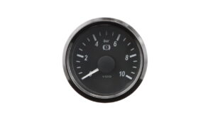 SingleViu 2 1/16in (52mm) 10bar brake pressure "1" gauge. 0-5V input. Retail pack with harness.
