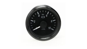 SingleViu 2 1/16in (52mm) 10bar brake pressure "2" gauge. 0-5V input. Retail pack with harness.