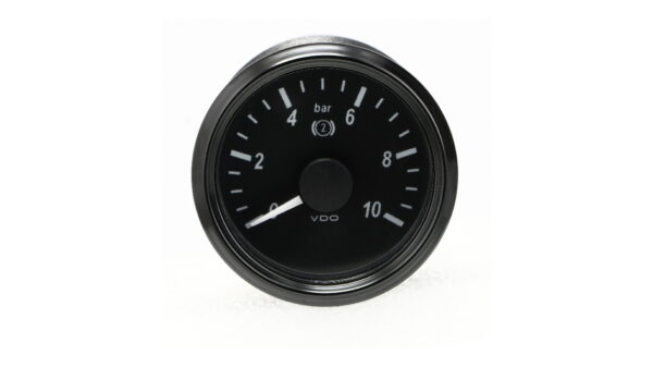 SingleViu 2 1/16in (52mm) 10bar brake pressure "2" gauge. 0-5V input. Retail pack with harness.